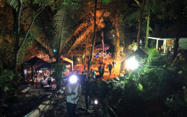 מבצע החילוץ מהמערה בתאילנד (צילום: רויטרס)