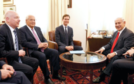 קושנר, פרידמן וגרינבלט (צילום: Matty Stern.U.S. Embassy Jerusalem)