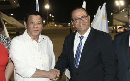 נשיא הפיליפינים, רודריגו דוטרטה (צילום: דוברות משרד החוץ)