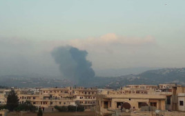 פיצוץ בסוריה (צילום: רשתות ערביות)