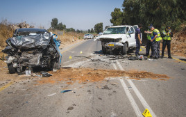 תאונת דרכים (צילום: פלאש 90)
