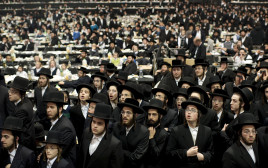 חסידי סטאמר (למצולמים אין קשר לנאמר בכתבה) (צילום: רויטרס)