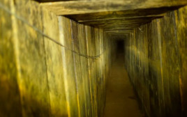 המנהרה שחדרה לשטח ישראל ונוטרלה (צילום: דובר צה"ל)