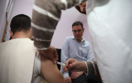 חיסון נגד חצבת (צילום: משרד הבריאות)