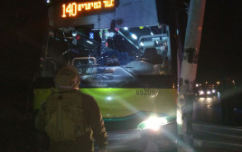 פיגוע הירי בבית אל (צילום: ארגון נהגי האוטובוסים בישראל)