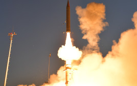 ניסוי חץ 3 (צילום: דוברות משרד הביטחון)