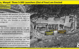 תמונת לוויין של סוללת S-300 מתוך דוח מודיעין של חברת ISI- ImageSat International (צילום: ISI)