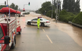 המשטרה נערכת לשיטפונות (צילום: דוברות המשטרה)