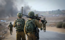 לוחמים בגבול עזה (צילום: יוסי זמיר, פלאש 90)