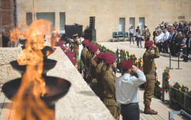 טקס יום השואה ב"יד ושם" (צילום: הדס פרוש, פלאש 90)