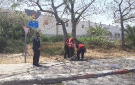 דליפת גז במפרץ חיפה (צילום: המשרד להגנת הסביבה)