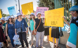 הפגנת עובדים סוציאליים לפני כשנתיים למען תנאיהם