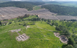 החפירה הארכיאולוגית בצקלג (צילום: אמיל אלג'ם, רשות העתיקות)