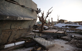 נזקי ההוריקן דוריאן  (צילום: Getty images)