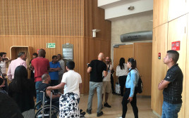 בית משפט השלום בבאר שבע. למצולמים אין קשר לכתבה (צילום: יאסר עוקבי)