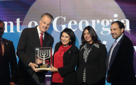 השרה רגב ונשיאת גאורגיה (צילום: באדיבות משרד החוץ)