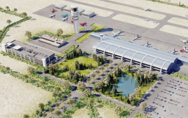 שדה התעופה בנבטים (צילום: הדמיה: סטודיו הקוביה)