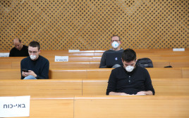 קורונה בבתי המשפט (צילום: אלכס קולומויסקי, פול)