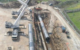 עבודות תשתית ב"מקורות"