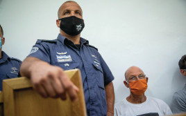 אמיר השכל בדיון בהארכת מעצרו (צילום: יונתן זינדל, פלאש 90)