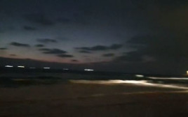 חוף לידו באשדוד זמן קצר לאחר ההיסחפות