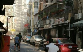ההרס ברחובות ביירות בעקבות הפיצוץ בנמל (צילום: רשתות ערביות)