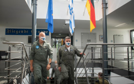 המטס המשותף של חיל האוויר הישראלי וחיל האוויר הגרמני (צילום: דובר צה"ל)
