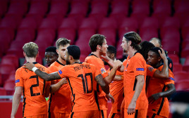 נבחרת הולנד (צילום: JOHN THYS/AFP via Getty Images)