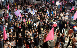 מחאות נגד נתניהו ברחבי הארץ (צילום: אבשלום ששוני)