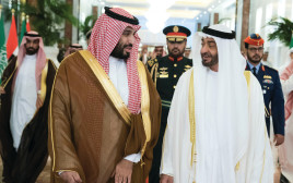 נסיכי הכתר של אבו דאבי וסעודיה (צילום: רויטרס)