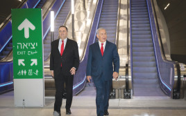 בנימין נתניהו, ישראל כץ (צילום: נועם ריבקין, פלאש 90)