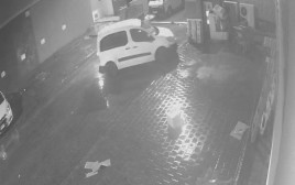 רגעי הגניבה כפי שנתפסו במצלמות האבטחה