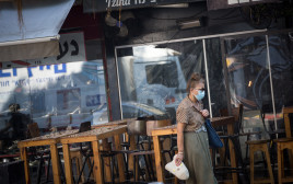 עסקים סגורים בתל אביב (צילום: מרים אלסטר, פלאש 90)