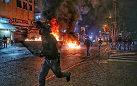 אירועי האלימות ביפו  (צילום: דוברות המשטרה)