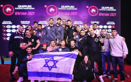 נבחרת ישראל בג'יו ג'יטסו (צילום: מוטי דביר)