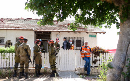 פגיעה בבית באשקלון 