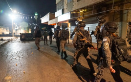 פלוגות מג"ב נכנסות ללוד (צילום: משטרת ישראל)
