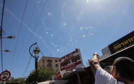 יירוט רקטות באשקלון (צילום: REUTERS/Baz Ratner )