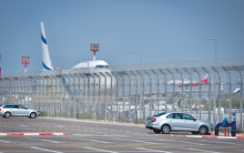 חניה בשדה התעופה בן גוריון (צילום: אבשלום ששוני, פלאש 90)