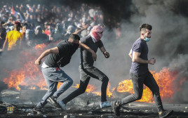 עימותים ביו"ש, בשבוע שעבר (צילום: ניסאר אשטאווי, פלאש 90)