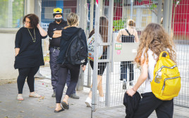 תלמידים בבית ספר בתל אביב