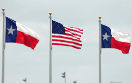 דגלי מדינת טקסס (צילום: רויטרס)