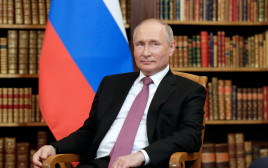 הנשיא פוטין (צילום: Sputnik/Mikhail Metzel/Pool via REUTERS)