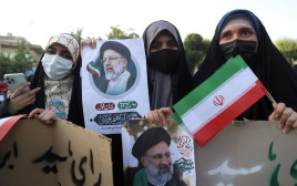 עצרת בחירות באיראן (צילום: רויטרס)