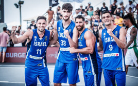 נבחרת ישראל 3X3 (צילום: עודד קרני, איגוד הכדורסל)