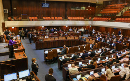מליאת הכנסת במהלך ההצבעה על חוק האזרחות (צילום: נועם מושקוביץ, דוברות הכנסת)