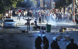 הפגנות בגדה המערבית (צילום: רויטרס)