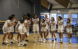 נבחרת העתודה של ישראל בכדורסל נשים (צילום: FIBA)