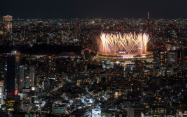 טקס הפתיחה של אולימפיאדת טוקיו 2020 (צילום: CHARLY TRIBALLEAU/AFP via Getty Images)