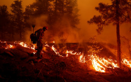 השריפה דיקסי בקליפורניה (צילום: רויטרס)